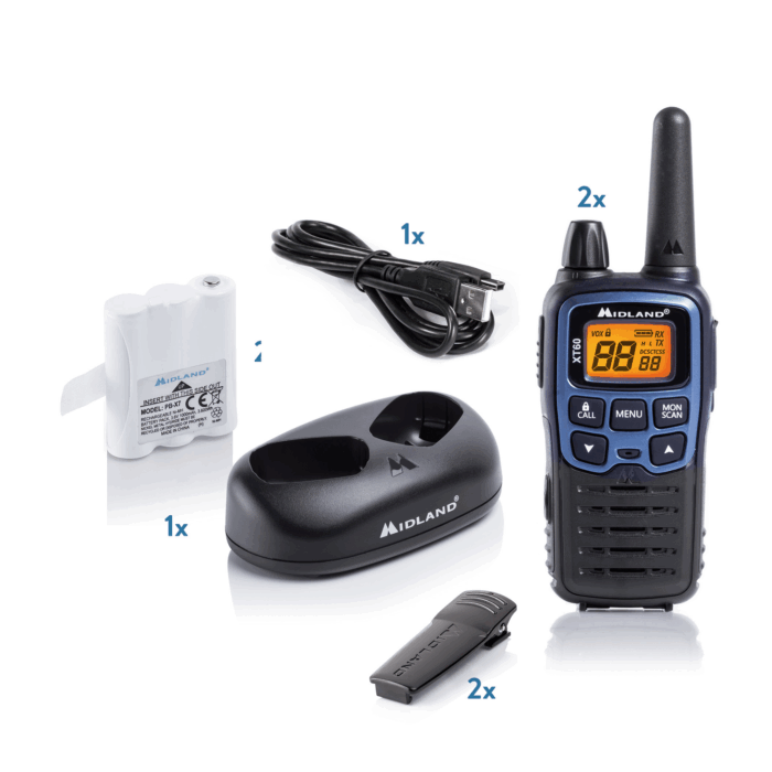 Портативні радіостанції PMR Midland URZ1006 XT60 - Зображення 3