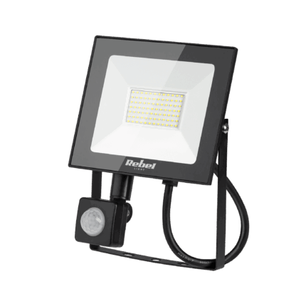 Світлодіодний прожектор Rebel URZ3606 50 Вт (84X 2835 SMD) 4000K з датчиком руху та сутінків