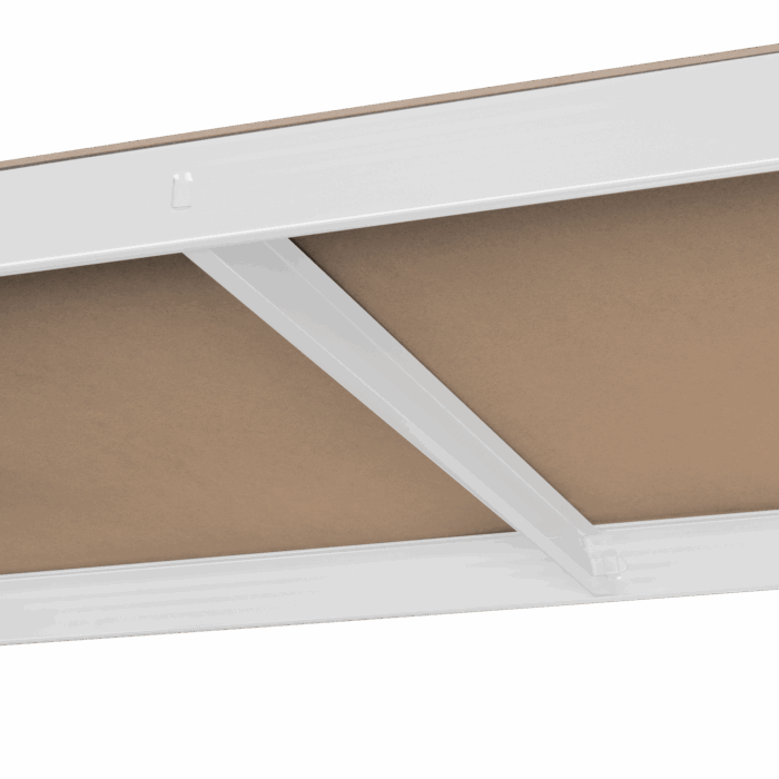 Металевий стелаж для зберігання 180x90x40 білий Rebel RB-1251W - Зображення 7