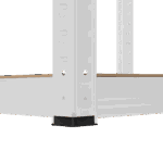 Металевий стелаж для зберігання 180x90x40 білий Rebel RB-1251W - Зображення 8