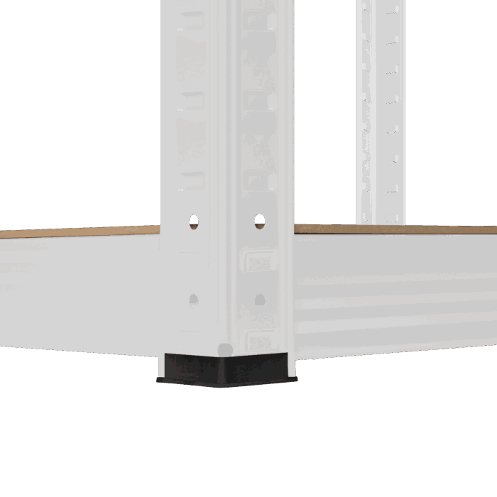 Металевий стелаж для зберігання 180x90x40 білий Rebel RB-1251W - Зображення 8