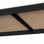 Металева стійка для зберігання 180x90x40 чорного кольору Rebel RB-1251B - Зображення 7