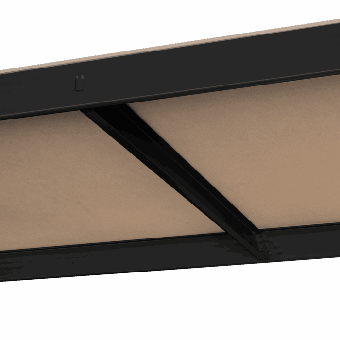 Металева стійка для зберігання 180x90x40 чорного кольору Rebel RB-1251B - Зображення 7