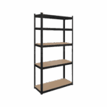 Металева стійка для зберігання 180x90x40 чорного кольору Rebel RB-1251B