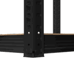 Металева стійка для зберігання 180x90x40 чорного кольору Rebel RB-1251B - Зображення 8