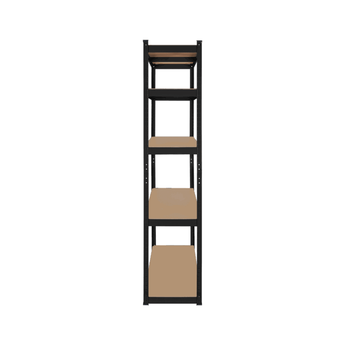 Металева стійка для зберігання 180x90x40 чорного кольору Rebel RB-1251B - Зображення 4