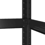 Металева стійка для зберігання 180x90x40 чорного кольору Rebel RB-1251B - Зображення 6