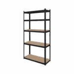 Металева стійка для зберігання 180x90x40 чорного кольору Rebel RB-1251B - Зображення 2