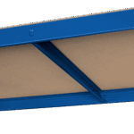 Металевий стелаж для зберігання 180x90x40 синій Rebel RB-1251BL - Зображення 7