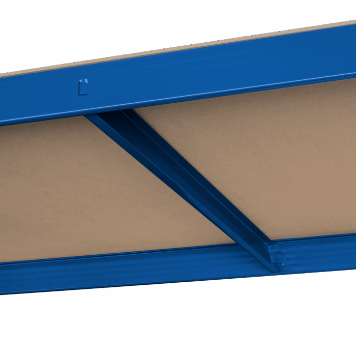 Металевий стелаж для зберігання 180x90x40 синій Rebel RB-1251BL - Зображення 7