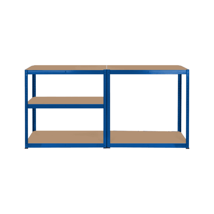 Металевий стелаж для зберігання 180x90x40 синій Rebel RB-1251BL - Зображення 5