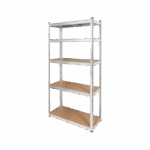 Металева стійка для зберігання 180x90x40 срібляста Rebel RB-1256 - Зображення 2