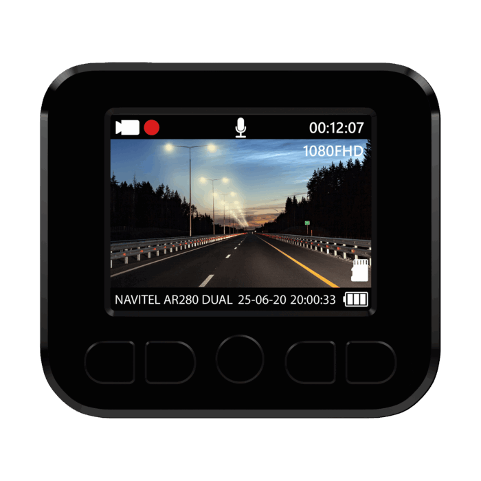 Автомобільний реєстратор Navitel NAV010 AR280 DUAL - Зображення 4