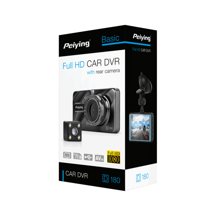 Автомобільний відеореєстратор Peiying PY-DVR011 Basic D180 - Зображення 6