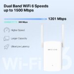 Mercusys MRS0015 ME60X AX1500 Wi-Fi ретранслятор-підсилювач - Зображення 5