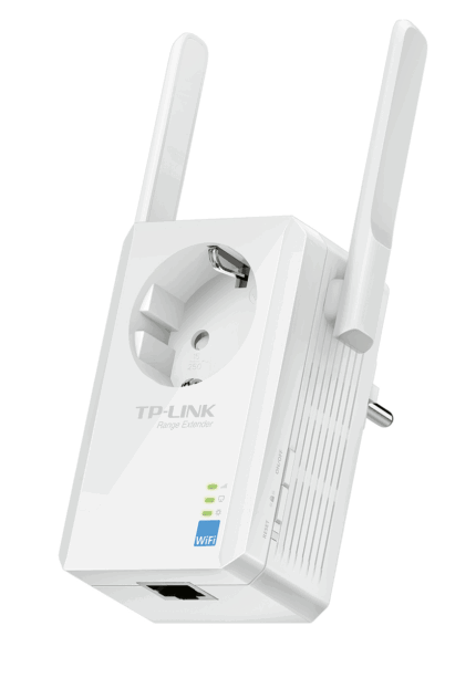Ретранслятор - підсилювач Wi-Fi сигналу Tp-link KOM0669 TL-WA850RE 2.4 GHz 300Mb/s з електричною розеткою