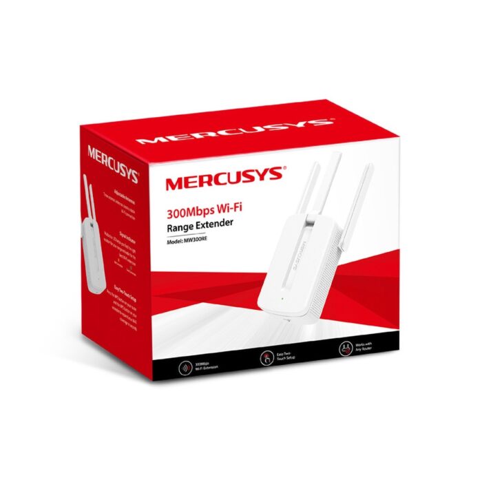 Ретранслятор - підсилювач WiFi сигналу Mercusys MRS0006 MW300RE з 3 антенами - Зображення 3