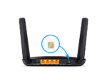 Роутер Tp-link KOM0678 Archer MR200 для SIM-картки (nanoSIM) 4G LTE AC750 - Зображення 3