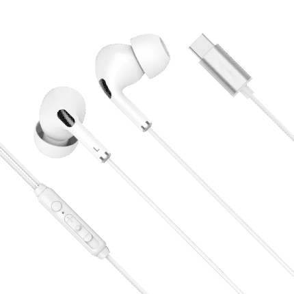 Навушники-вкладиші Krüger&matz KMPC1-W C1 USB-C з мікрофоном