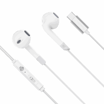 Навушники-вкладиші Krüger&matz KMPC2-W C2 USB-C з мікрофоном