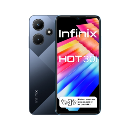 Чорний смартфон Infinix INFINIXHOT30I-B HOT 30i