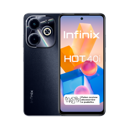 Смартфон Infinix INFINIXHOT40IBLACK Hot 40i Black 8/256 ГБ