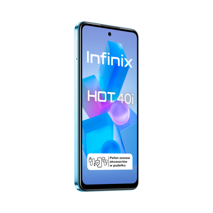 Смартфон Infinix INFINIXHOT40IBLUE Hot 40i Blue 8/256 ГБ - Зображення 4