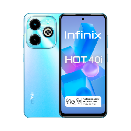 Смартфон Infinix INFINIXHOT40IBLUE Hot 40i Blue 8/256 ГБ