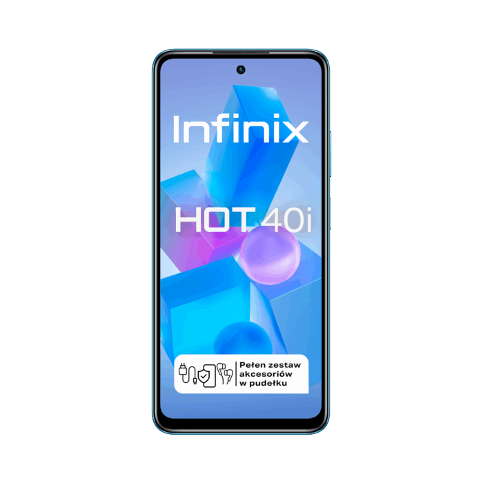 Смартфон Infinix INFINIXHOT40IBLUE Hot 40i Blue 8/256 ГБ - Зображення 2