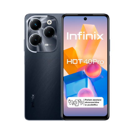 Смартфон Infinix INFINIXHOT40PROBLACK Hot 40PRO Black 8/256 ГБ