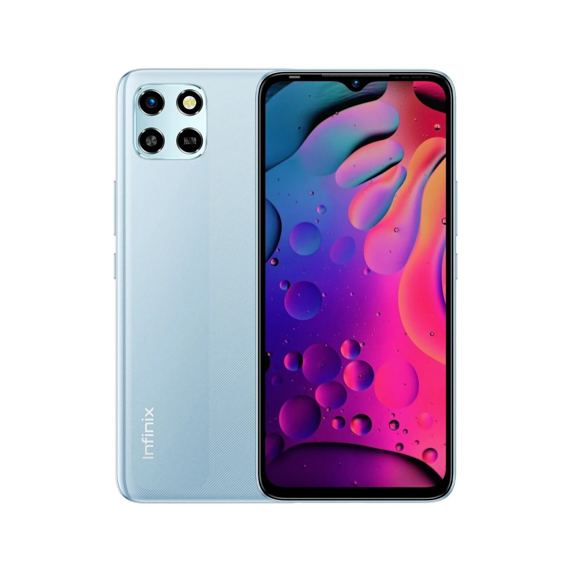 Смартфон INFINIX Smart 6 світло-синього кольору Смартфон Infinix INFINIXSMART6-M Smart 6 світло-синього кольору