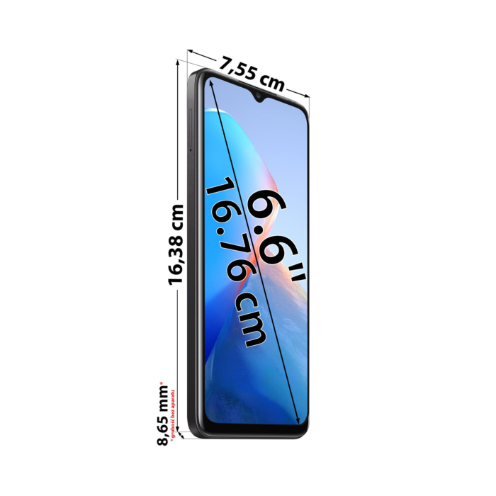Чорний смартфон Infinix INFINIXSMART7HD-B Smart 7HD - Зображення 6