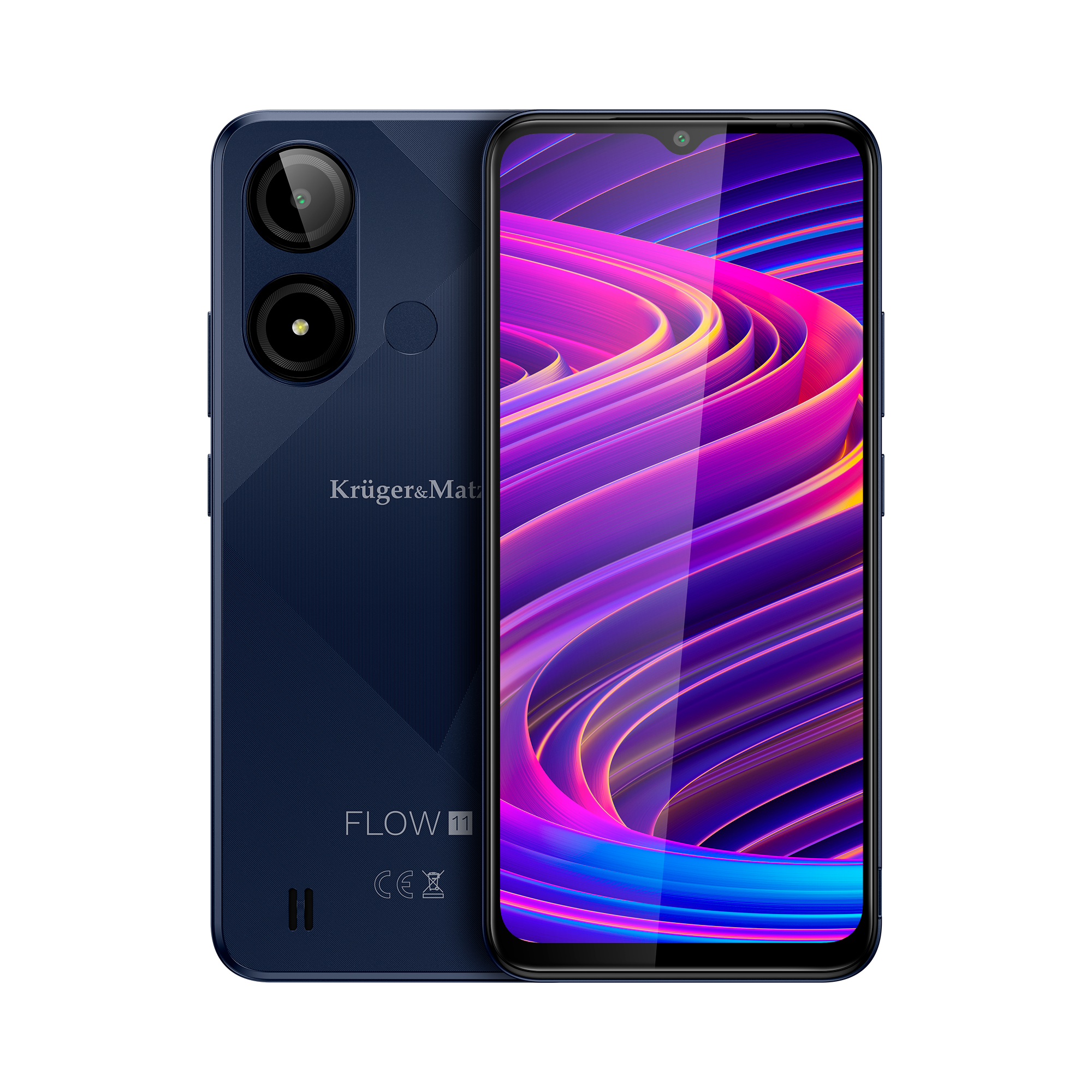 Смартфон Kruger&Matz FLOW 11 синього кольору Смартфон Kruger&Matz KM05003-BL FLOW 11 синього кольору