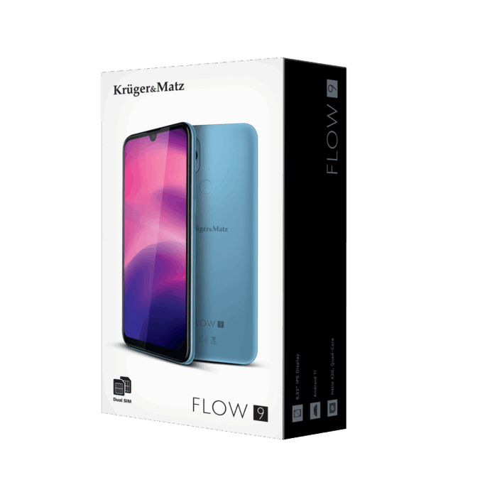 Смартфон Kruger&Matz FLOW 9 світло-синього KM0496-LB кольору - Зображення 8