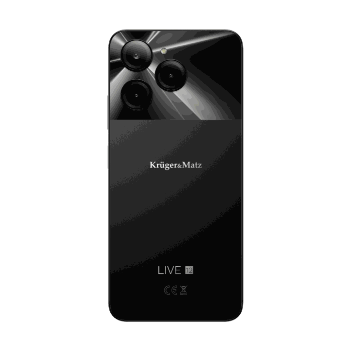 Чорний смартфон Krüger&matz KM05005-B Kruger&Matz LIVE 12 - Зображення 5