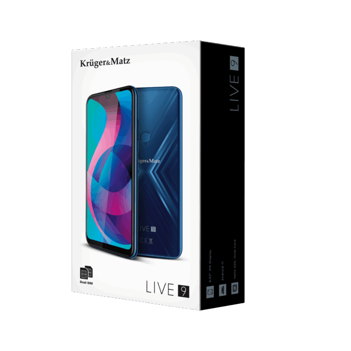 Смартфон Kruger&Matz KM0497-BL LIVE 9 синього кольору - Зображення 9
