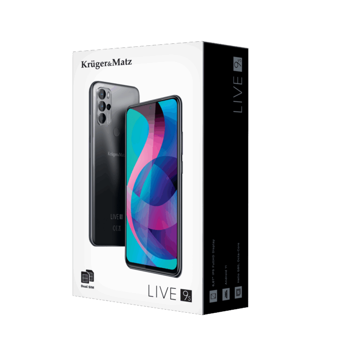 Смартфон Kruger&Matz LIVE 9S Krüger&matz KM0498 сірого кольору - Зображення 8