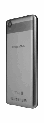 Міні-смартфон Krüger&matz KM0463-S MOVE 8 сірого кольору - Зображення 2