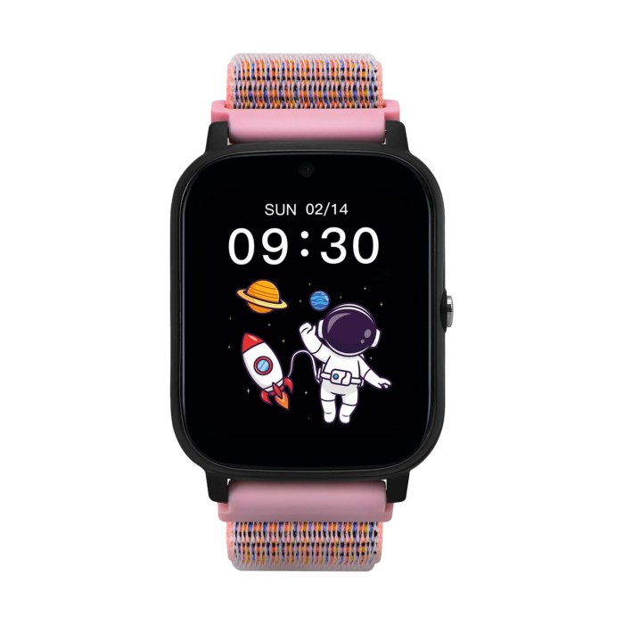 Розумний годинник Garett Kids Tech 4G GRT01 рожевого кольору на липучці - Зображення 2