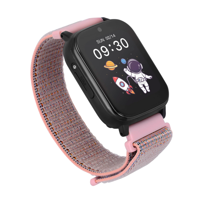 Розумний годинник Garett Kids Tech 4G GRT01 рожевого кольору на липучці - Зображення 3
