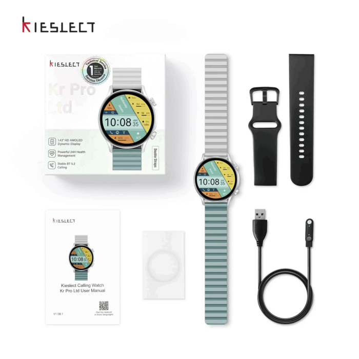 Смарт-годинник Kieslect KIESLECT-KRPRO-SIL KRPRO срібного кольору - Зображення 9