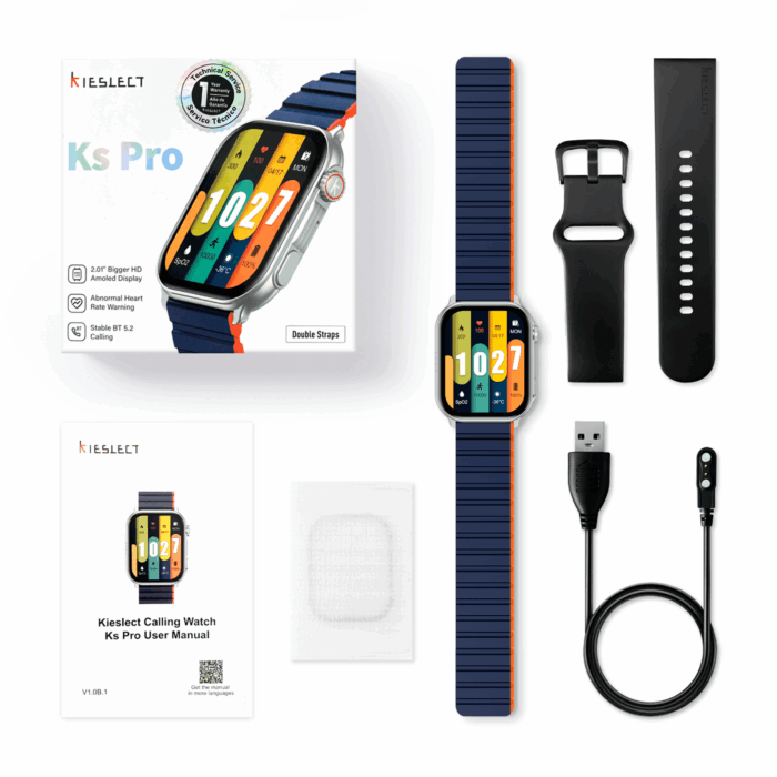 Розумний годинник Kieslect KIESLECT-KSPRO-SILVER KS PRO срібного кольору - Зображення 9