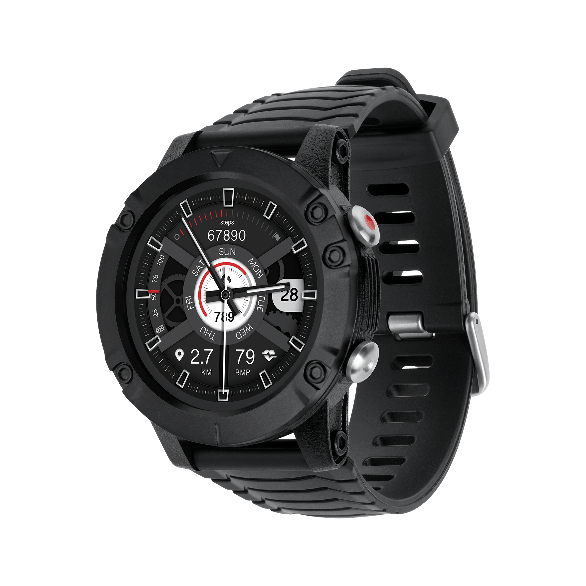 Розумний GPS-годинник Kruger&Matz Activity Black Розумний GPS-годинник Krüger&matz KM0720 Activity Black