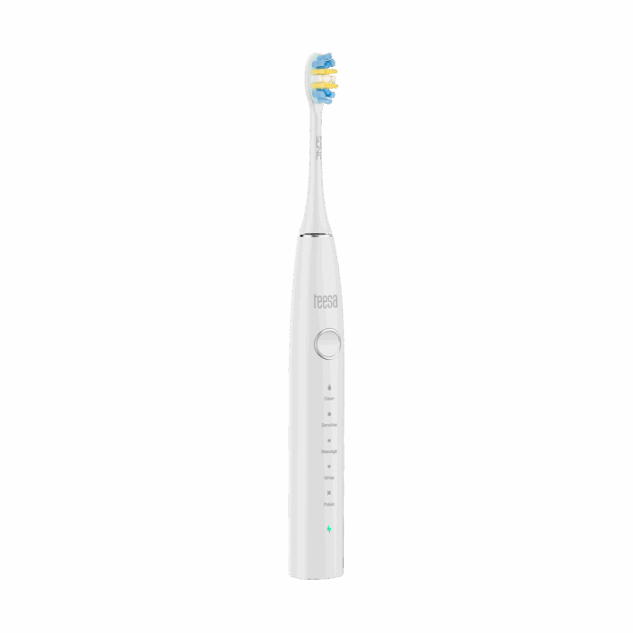 Звукова зубна щітка Teesa TSA8087-W SONIC 2 біла, 5 режимів роботи, дорожній футляр, USB типу C - Зображення 5