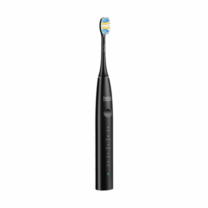 Звукова зубна щітка Teesa TSA8087-B SONIC 2 чорного кольору, 5 режимів роботи, дорожній футляр, USB типу C - Зображення 5