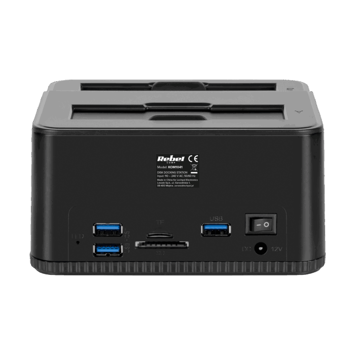Док-станція Rebel KOM1041 USB 3.0 для жорстких дисків/SSD - Зображення 4