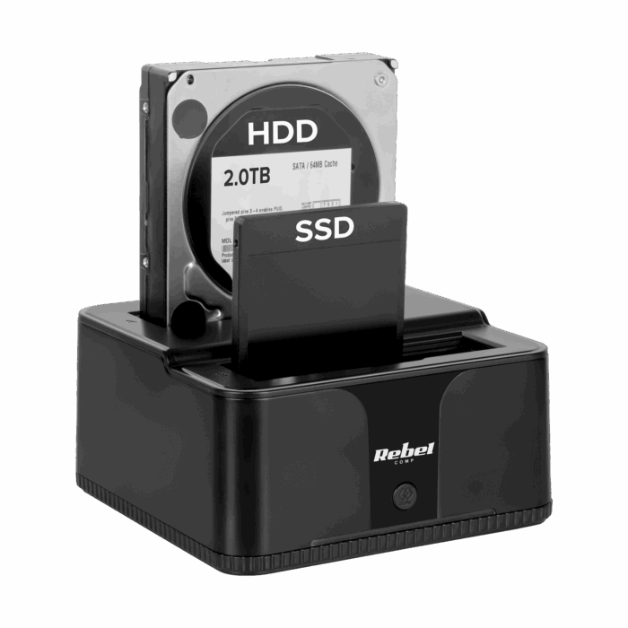 Док-станція Rebel KOM1041 USB 3.0 для жорстких дисків/SSD - Зображення 5