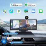 10-дюймова Krüger&matz KM2021 мультимедійна станція Android Auto Apple Carplay з відеореєстратором та камерою заднього виду - Зображення 10