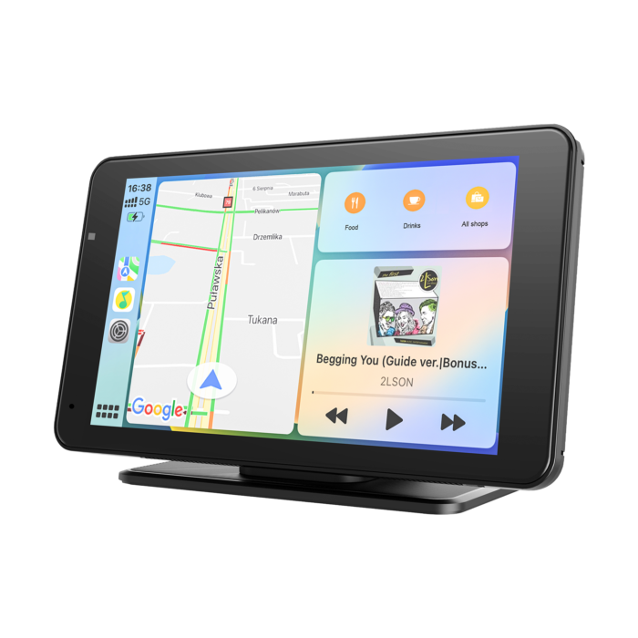 7-дюймова Krüger&matz KM2020 мультимедійна станція Android Auto Apple Carplay з камерою заднього виду - Зображення 4