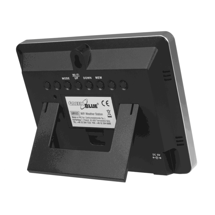 Бездротова метеостанція GB522 Maclean URZ3466 з керуванням Wi-Fi - Зображення 2